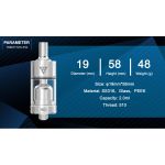 Trinity MTL RTA 19mm by Ambition Mods - Parameters