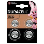 Duracell Lithium Battery 2032 3V DL2032/CR2032 4 pcs