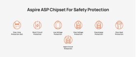 Aspire Pixo Max 2600mAh Pod Kit - Protections