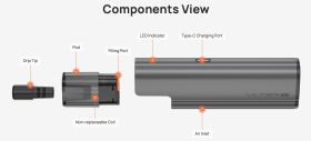 Vilter Max Pod Kit 1800mAh by Aspire - Components
