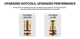 dotPod Max Kit 60W 2000mAh by dotMod - Coils