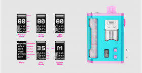 Nitrous ZAION AIO Kit 18650 80W by Damn Vape - Menu