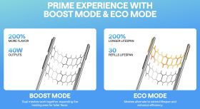 NeXlim Go Pod Kit 1800mAh by Oxva - Modes