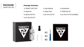 Trinity MTL RTA 19mm by Ambition Mods - Package