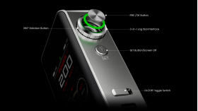Lost Vape Centaurus BT200 200W Box Mod - Buttons