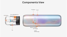 Aspire Pixo Max 2600mAh Pod Kit - Components