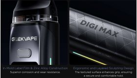 Digi Max R Pod Kit 80W 3000mAh by Geekvape - Κατασκευή / Frame
