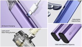 Flexus SE Pod Kit 1300mAh by Aspire - Parameters