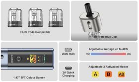 Fluffi Pro Pod Kit 2800mAh by Aspire - Features