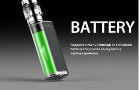 DotBox 100W Box Mod by DotMod - Battery