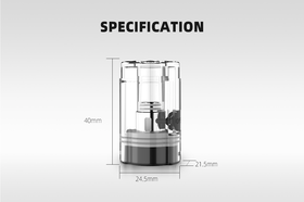 Hookah Air Replacement Cartridge - Specifications