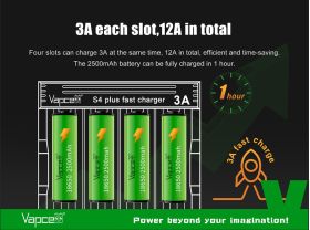 Vapcell S4 Plus V3.0 - Output