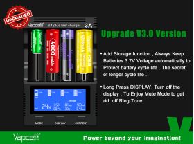 Vapcell S4 Plus V3.0 - Storage Function