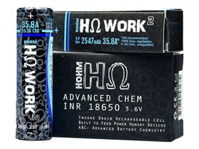 Hohmtech Work² 18650 2547mAh 35A - Dual Pack