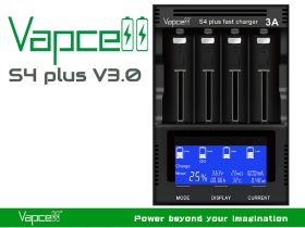 S4 Plus V3.0 Professional Universal Charger for Li-Ion/NIMH/NiCd by Vapcell