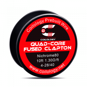 Quad-Core Fused Clapton Ni80 (3 μέτρα) by Coilology