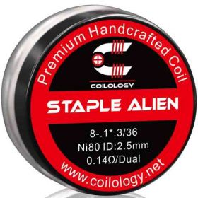Coilology Handcrafted Staple Alien coils Ni80 (8-.0.3*.1/36ga) 0.28Ω 2τμχ