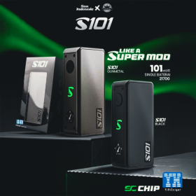 S101 YiHi 101W Box Mod by San Indonesia X Gerobak Vaper - YiHi Chipset