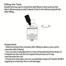 Zenith Nex 26mm Tank by Innokin - Filling