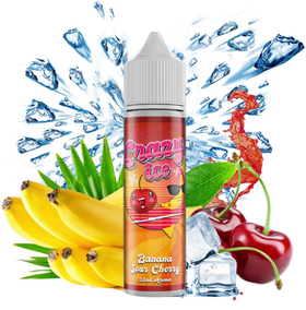 Crazy Ice Banana Sour Cherry by Steam City