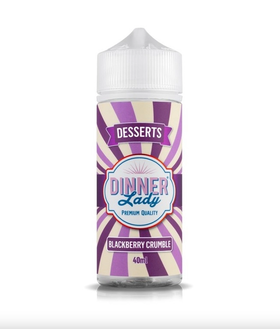 Blackberry Crumble Flavour Shot 120ml by Dinner Lady - Bottle