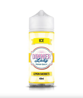 Lemon Sherbets Ice Flavour Shot 120ml by Dinner Lady - Bottle