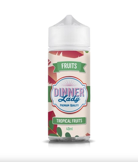 Tropical Fruits Flavour Shot 120ml by Dinner Lady - Bottle
