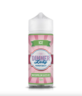 Watermelon Slices Ice Flavour Shot 120ml by Dinner Lady - Bottle