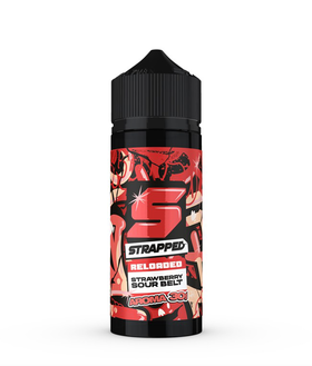 Strapped Reloaded Strawberry Sour Belt 30/120ml Flavor Shot - Bottle