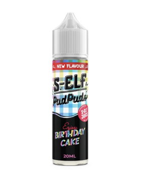 Birthday Cake by S-ELF Juice Pud Puds 20/60ml Flavor Shot - Bottle