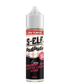 Strawberry Jam Clotted Cream Scone by S-ELF Juice Pud Puds 20/60ml Flavor Shot - Bottle
