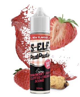 Strawberry Jam Clotted Cream Scone by S-ELF Juice Pud Puds 20/60ml Flavor Shot