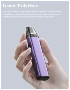 Flexus SE Pod Kit 1300mAh by Aspire - Design