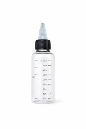PET 60ml Transparent Bottle with Twist Cap